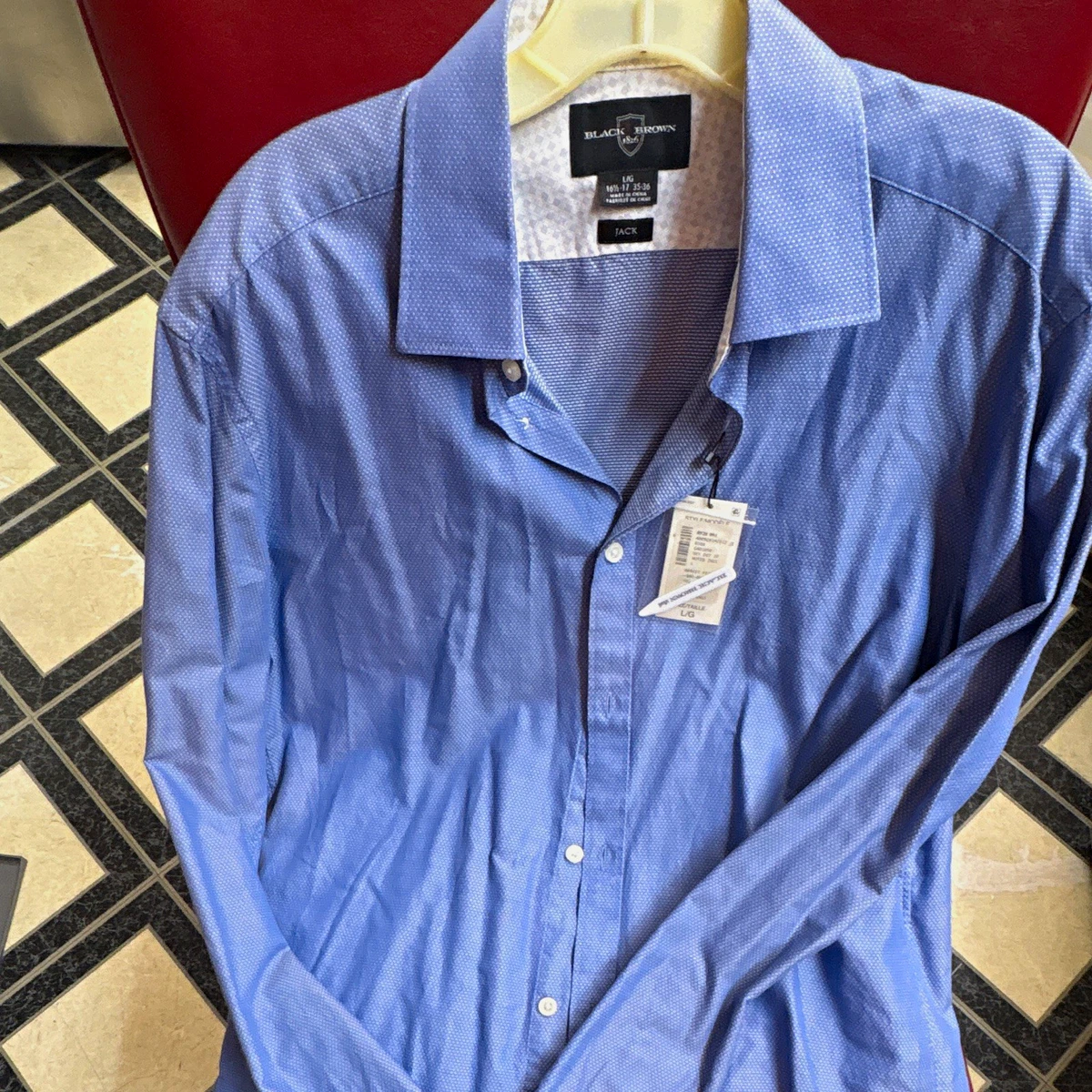 Black Brown 1826 Men's Dress Shirts for sale