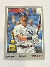 2019 Topps Heritage Baseball 1970 Cloth Sticker - Gleyber Torres - Yankees
