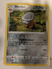 Shieldon 109/189 SWSH Astral Radiance Pokemon Reverse Holo Foil Nice!