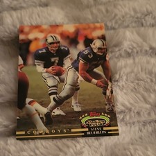 Topps 1989 Stadium Club Steve Beuerlein Dallas Cowboys Rookie Card #403. rookie card picture