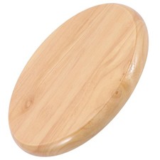 Luxshiny Solid Wood Round Stool Seat Replacement 11.6 29.5x29.5cm, As Shown