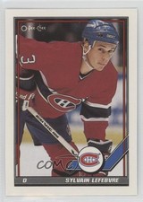 1991-92 O-Pee-Chee Sylvain Lefebvre #489 q7c