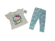 Hello Kitty Baby Girls Outfit Set Leggings Cap Sleeve Shirt Toddler 24M NWT