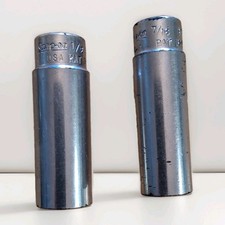 2 Snap-on 1/4 Drive Sockets (1/2 Dp 12 Pt STM...