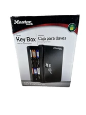 Master Lock Small Key Box KB-25ML Residential Keyed Wall Safe Storage Compact