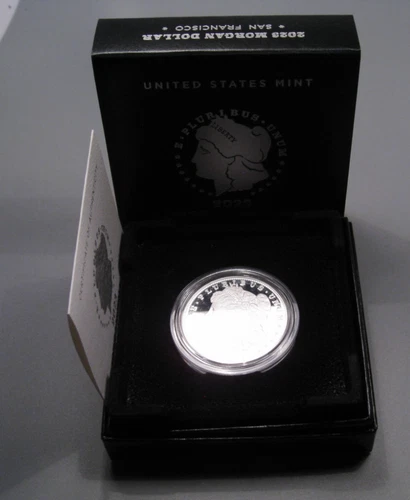 2023-s Proof Silver MORGAN Dollar Box/COA. #25