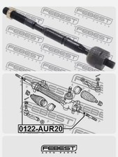 2X Front Inner Tie Rod FEBEST, Avensis Verso Previa Alphard/Velfire 0122-AUR20