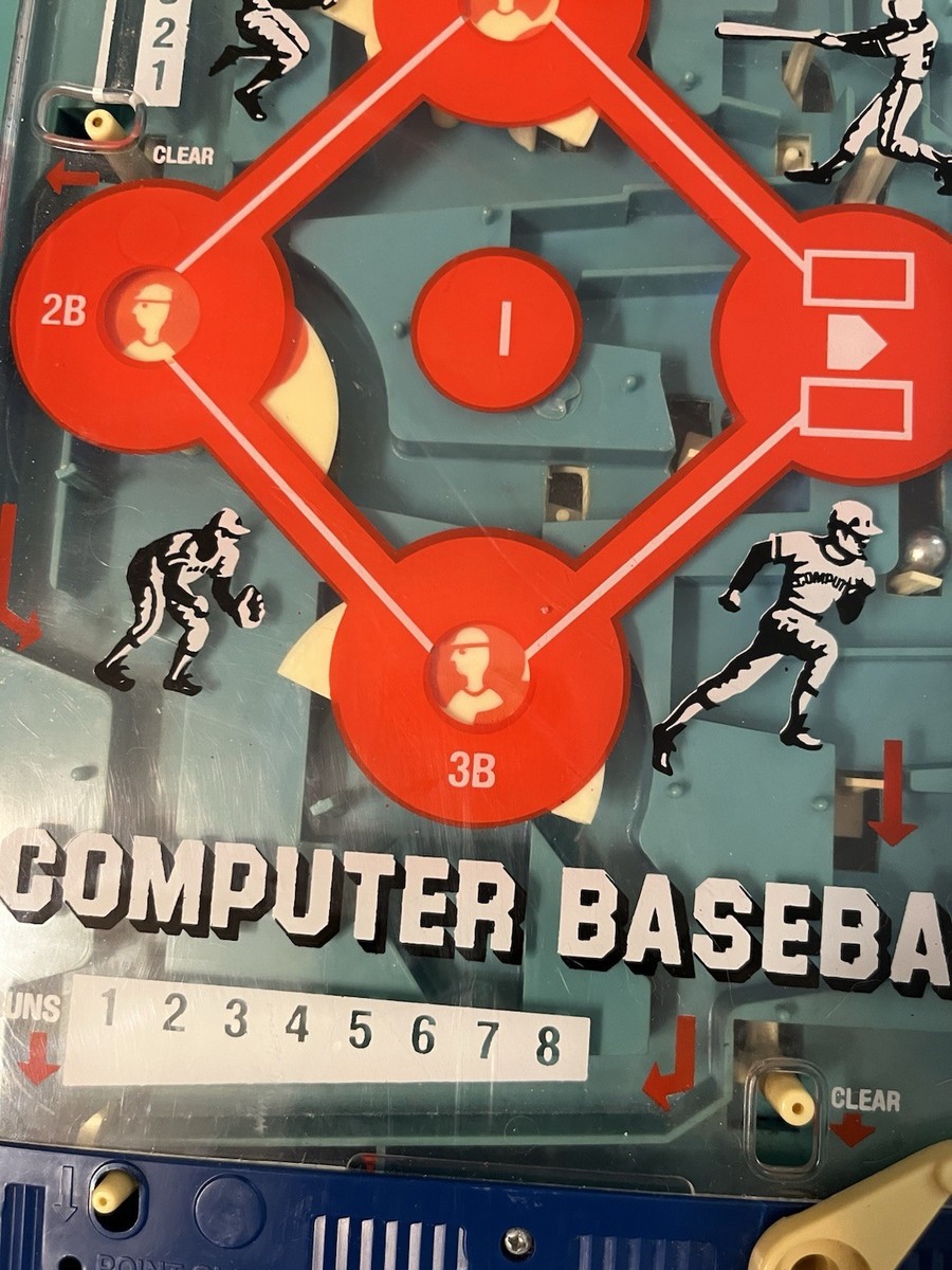 1976 Computer Baseball Game By Epoch Playthings Pinball Game