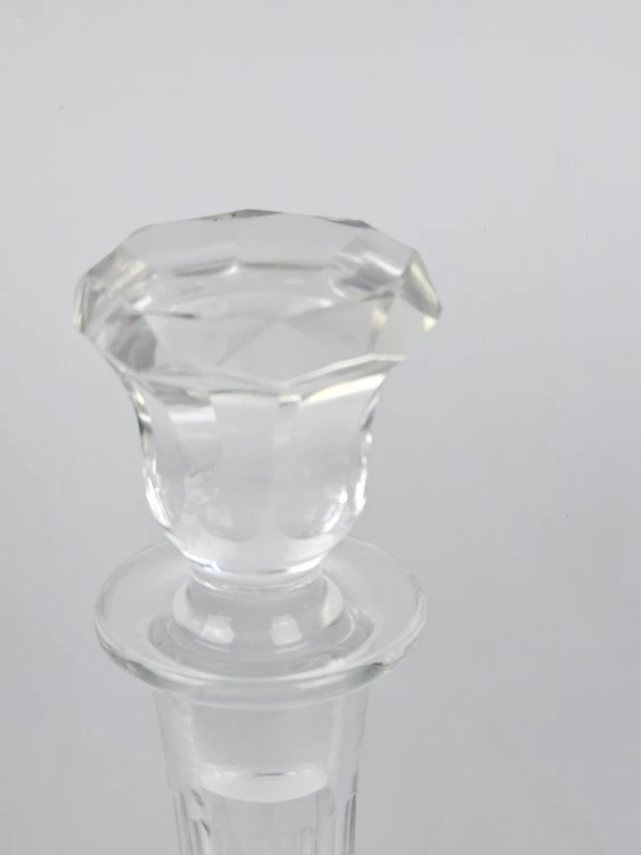 ANTICHE BOTTIGLIE IN VETRO SOFFIATO CON TAPPI in CRISTALLO VINTAGE da Collezione - Immagine 3 di 4