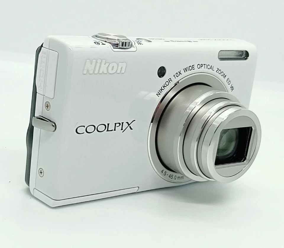 [NearMINT/BOX] Nikon COOLPIX S6200 16.0MP 10xZoom Digital Camera white FromJapan - Image 4 of 4