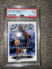 2003 Upper Deck MVP Michael Jordan #200 psa 9