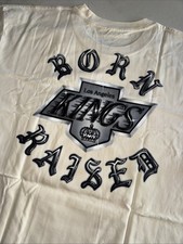 Image of Born X Raised La Kings Xxl Shirt NHL Rare Vtg Hype Street Japan Box Logo Hockey