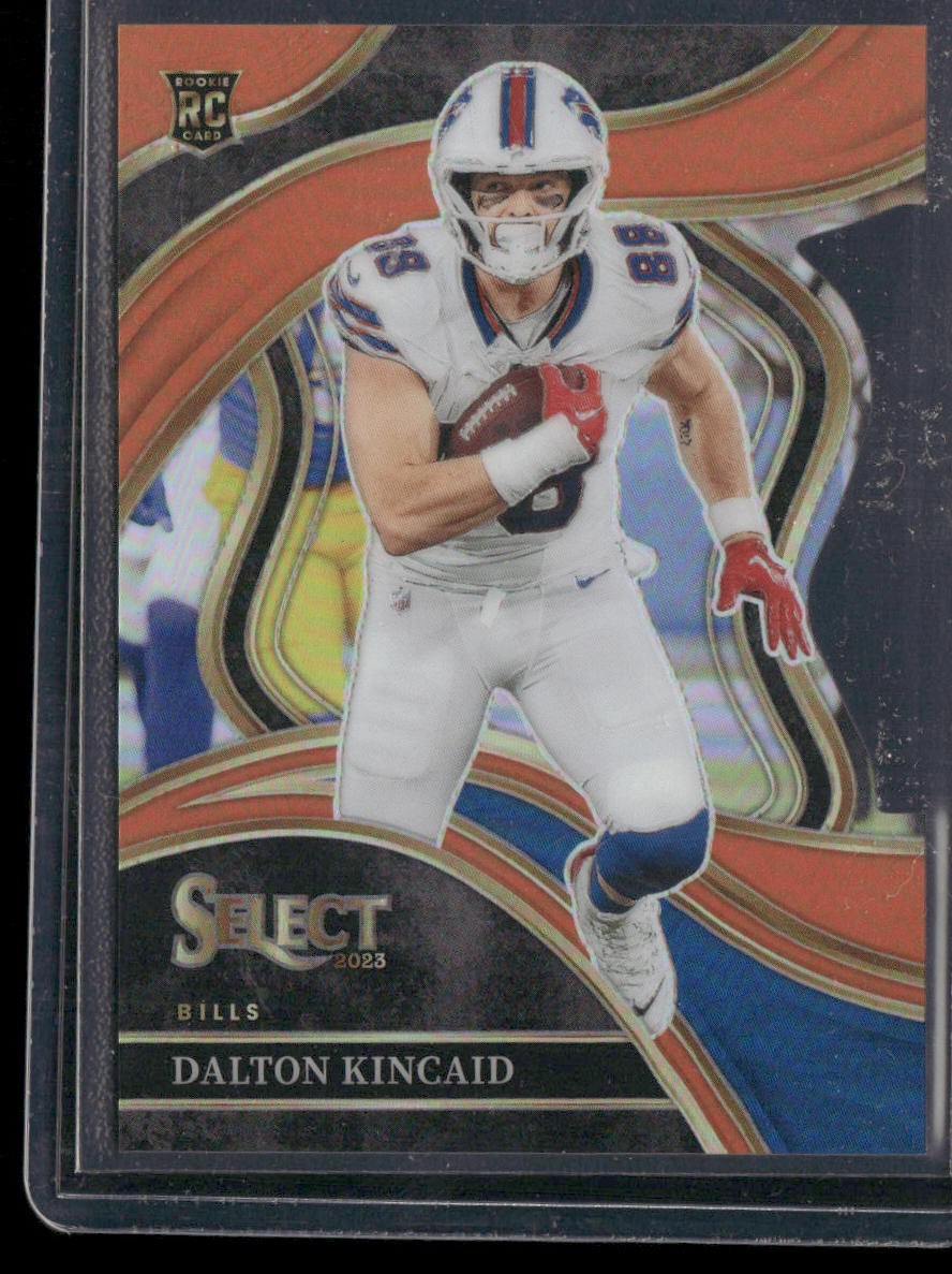 Dalton Kincaid 2023 Panini Select Orange Prizm Die Cuts #281 RC Bills /399