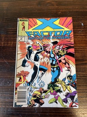 X-Factor 32 Marvel Comics Newsstand Var Vs Avengers 1st App N'astirh 1988