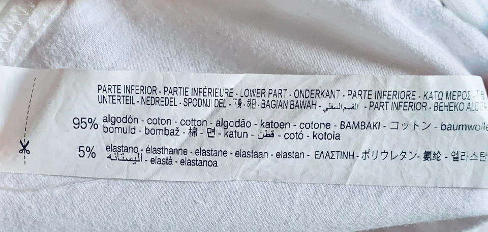 Zara Girl's Body Suit White Cold Shoulder Long Sleeve 100% Cotton Size 10 CM 140 - Image 4 of 4