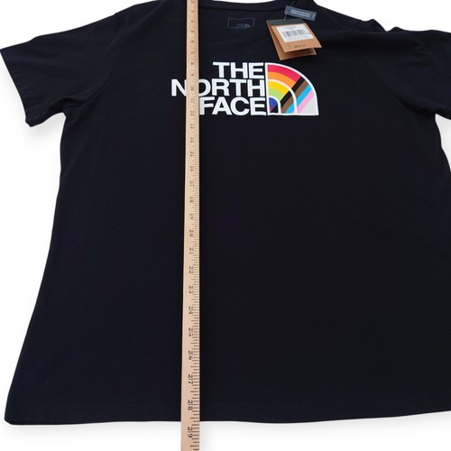 THE NORTH FACE Women’s 2X Large Black Rainbow Pride Tee Short Sleeve Crew $35 - Picture 9 of 11