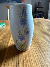 Vintage Radford Pottery Small Vase  1081 6 inch with hand painted flowers