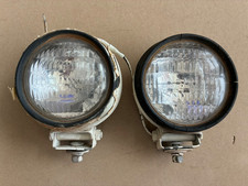 Vintage Grote Utility Work Lights Pair Sae-fony-91 Implement Lamp Untested