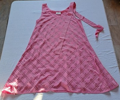 P.A.R.O.S.H. - NEU - Minikleid ''Petal'' mit Glitzersteinen | Gr.: S | Farbe: Pink