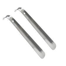 Shoe Horn Long Handle for Seniors 2 Pack,Metal Long Shoehorn for Extra