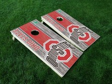 VINYL WRAPS Cornhole Board DECALS Ohio State 07 Buckeyes OSU Bag Game Stickers