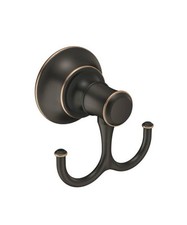 Moen Ashville DN7903BRB Double Robe Hook in Mediterranean Bronze scuffs 