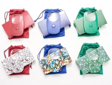 SecureBrite S/6 Compact Magnifiers w/ LED Light, Pouch & Giftbox