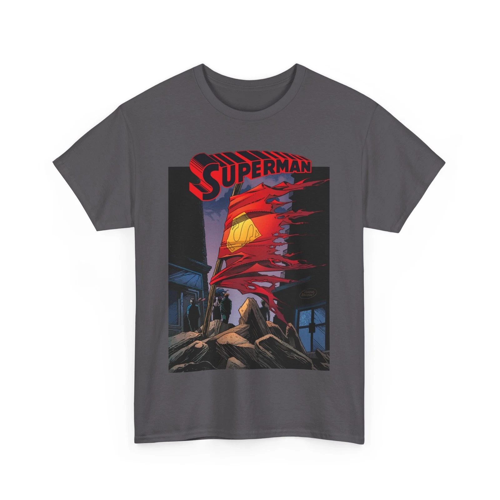 Death of Superman T-Shirt - DC Comics - Superman 75 - Doomsday Battle