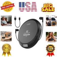 Portable CD Player with FM Radio and 60-Second Anti-Skip Protection   Compact...