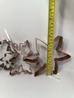 Old River Road Copper Cookie Cutters; Lot of 3 Different SNOWFLAKES 6” - 6.5” — photo 3
