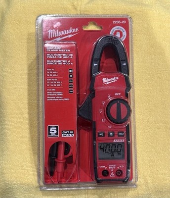 Milwaukee 400 Amp AC Digital Clamp Meter 2235-20 NEW Factory Sealed