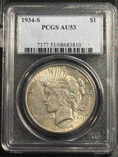 1934-D $1 (Regular Strike) Peace Dollar - PCGS CoinFacts