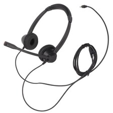 Communication Headphone 3.5mm Office Headset Comfort Sturdy Structure Flexible