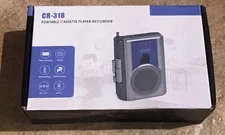 Gracioso Model CR-318 Retro Style  Cassette Player Recorder AM FM With Antenna