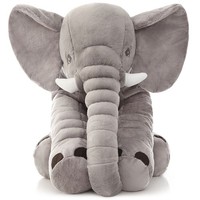 ELEPHANT SOFT TOY- large Elephant plushie stuffed animal pillow NEW