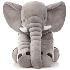 ELEPHANT SOFT TOY- large Elephant plushie stuffed animal pillow NEW