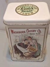 Vintage Washburn, Crosby Co. Gold Medal Flour advertising Collectible Tin