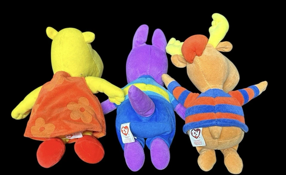 Backyardigans Lote de 3 Gorros de peluche Tyrone Tasha Austin Fisher Price TY Foto 2 de 2