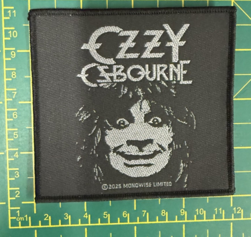 Ozzy Osbourne Madman Woven Sew On Patch Officiallly Licensed Patch