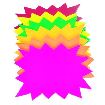 Burst Star Cutouts Signs for Retail,Garage,Yard Sale Supplies Price Tags