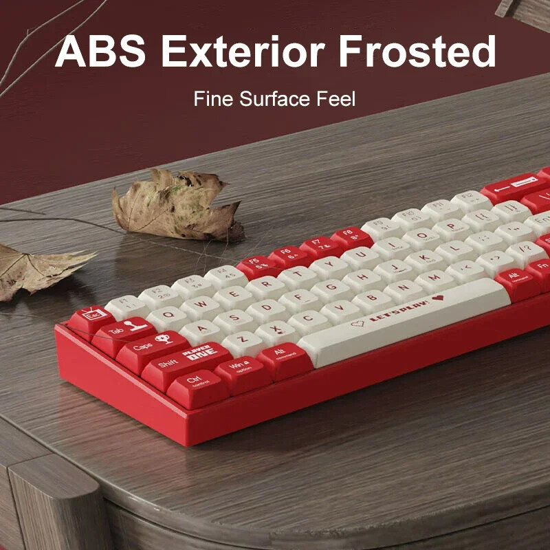 AJAZZ AK680 Mechanical Gaming Keyboard - 68 Keys, Wired/Wireless, Hot-Swap