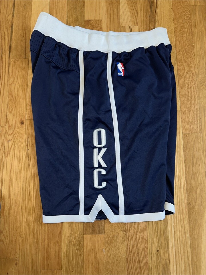 Oklahoma City Thunder Adidas Swingman Basketball Shorts Mens XL
