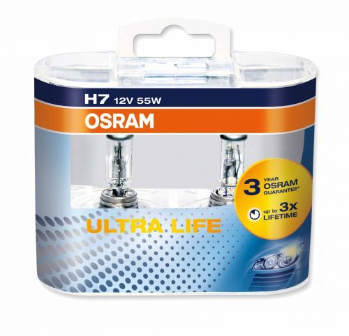 Lámparas halógenas Osram H7 64210 ULT Ultra Life Duo-Box (2 unidades) - Imagen 1 de 1