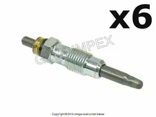 Mercedes w201 190d 2.5 Glow Plug BOSCH OEM NEW (6) + 1 YEAR WARRANTY