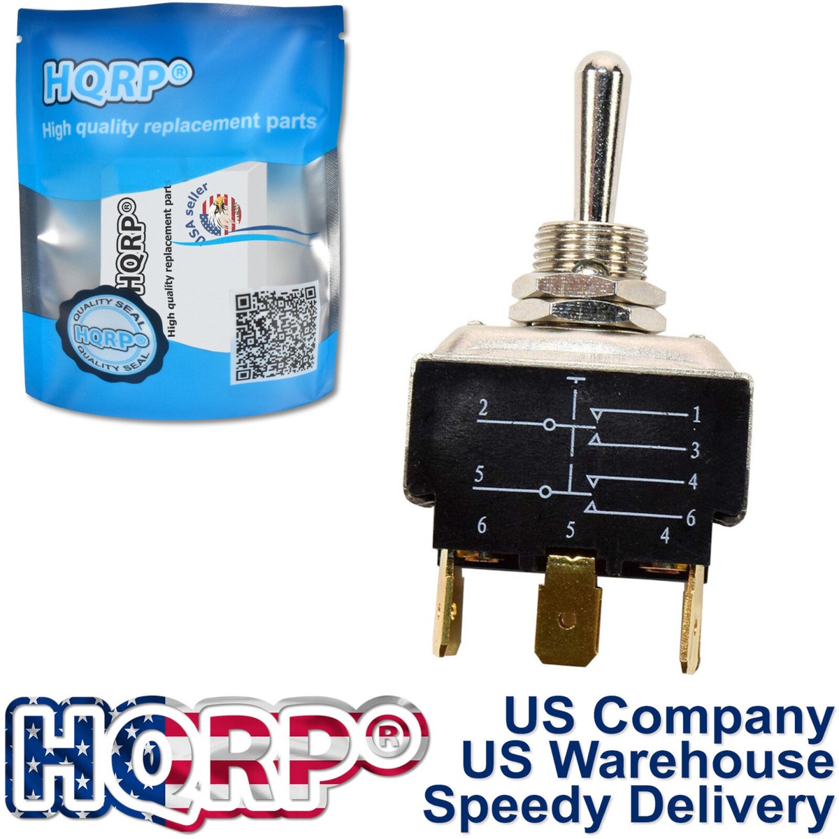 5-Pack HQRP Toggle Switch for 5100856X1 HY29B Ferris