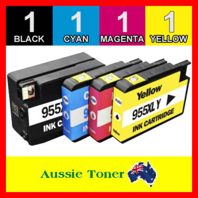 4x Ink Cartridges Compatible for HP 955 XL Officejet Pro 7740 8210 8710 ...