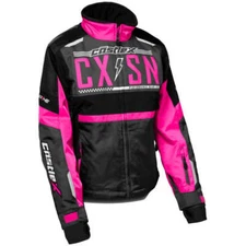 Castle X Strike G4 Women's Snowmobile Jacket - Pink Glo/Charcoal