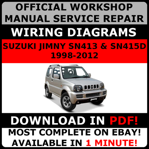 Manuel D'atelier Supplémentaire Suzuki Jimny SN 413 / SN 415 D à Partir De 01/2005 - Occasion