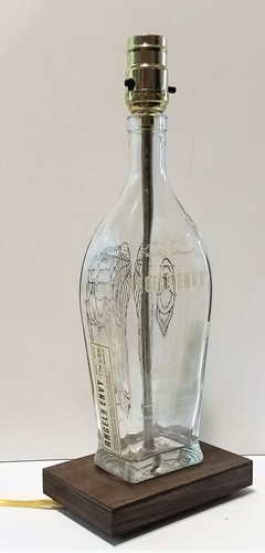 Angels Envy Table Desk LAMP Bar Lounge Game Room Liquor Bottle Party Light Decor - Picture 3 of 4
