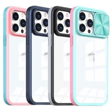 For iPhone 14 Pro Case Full Body Protective Phone Cover with Slide Camera Lens